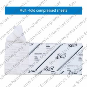 Kimberly Clark* Scott* Multifold Hand Towels, 1222C (Pack of 56/Case, 150 Sheets/Pack, Total 8400 Sheets)