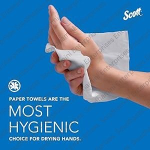 Scott Essential Multifold Paper Towels (38002C) – 1-Ply White, Airflex® Absorbent, FSC® Certified (16 × 250 Sheets = 4,000 Total)